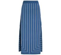 Joseph Striped-jacquard Stretch-knit Midi Skirt - Blue - XL (UK16 / XL)