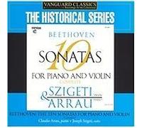 Joseph Szigeti / Claudio Arrau Beethoven: 10 Sonatas For Violin And Piano CD New