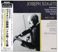 Joseph Szigeti - Prokofiev: Violin Con/Sonatas N