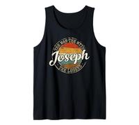 Joseph The Man The Myth The Legend Vintage Personalized Name Tank Top