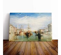 Joseph William Turner Venice from The Porch of Madonna Canvas Print | Gallery Wrapped 30mm Frame Wall Art | 30x20 inches | Ready to Hang | Contemporary Religious Picture | Living Room Lounge Office