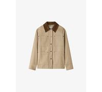 Joseph Womens Joseph Athos Four-Pocket Cotton-Twill Jacket Dark Powder 12