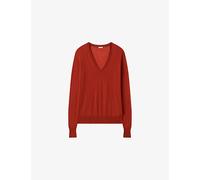 Joseph Womens Joseph Cashair V-Neck Cashmere Jumper Spice M