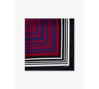 Joseph Womens Joseph Chilie Striped Silk Scarf Cherry/Violet 1 Size