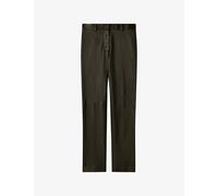 Joseph Womens Joseph Coleman Slim-Fit Leather Trousers Palm Leaf 8