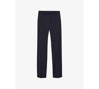 Joseph Womens Joseph Coleman Slim-Fit Stretch-Woven Trousers Navy 16