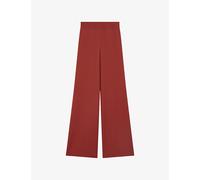 Joseph Womens Joseph Rihani Wide-Leg Silk Trousers Spice 6