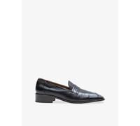 Joseph Womens Joseph Square-Toe Leather Loafers Black Eur 39 / 6 UK Women