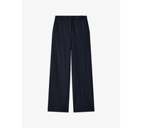 Joseph Womens Joseph Wide-Leg Tailored Stretch-Woven Trousers Indigo 10