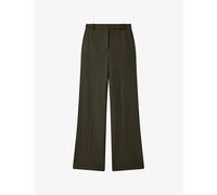 Joseph Womens Joseph Yukio Straight-Leg Stretch-Woven Trousers Palm Leaf 14