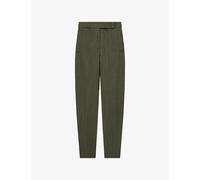 Joseph Womens Joseph Zen Relaxed-Fit Wool Trousers Palm Leaf Melange 14