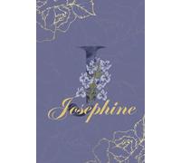 Josephine Journal: Monogram J Personalized Floral Notebook for Women Decorative Purple and Gold Monogram Journal, Cute Aesthetic Notebook, ... and Birthday Gift for Women Named Josephine