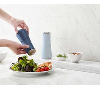 JosephJoseph Milltop Salt Pepper Grinder Set Blue Adjustable Ceramic Mills Home