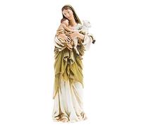 Joseph's Studio 6 Inch Stone Resin Virgin Mary Madonna Lamb Figure Statue Home