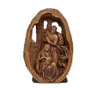 Joseph's Studio by Roman - Nativity Holy Family Figure, Carved Wood Look, Renaissance Collection, 11" H, Resin and Stone, Tabletop or Desk Display, Decorative, Durable, Long Lasting