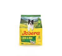 Josera Adult Lamb & Rice | Complete dry dog food for all breed sizes | Single meat protein | Low fat | Sensitive digestion | Gluten free | 0.9kg