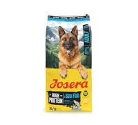 Josera High Protein Adult Sea Fish complete dry food | For active, working and sporting dogs | Grain-free | Lots of meat | Herbs & Fruits | 12.5kg