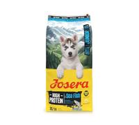 Josera High Protein Junior Sea Fish complete dry food | For active puppies & young dogs | All breeds | Grain-free | Lots of Salmon & Lamb | 12.5kg