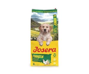 Josera Junior YoungStar complete puppy food | Grainfree | All breed sizes | Lots of meat | Optimal digestibility | Salmon Oil Omega 3 | 12.5kg