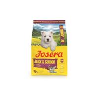 Josera Mini Junior Duck & Salmon | Complete dry food for toy & small breeds | Gluten free | Tartar control | Herbs & fruits | Joint support | 3kg