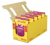 Josera MiniWell complete Adult food for mini breeds needing a smaller kibble