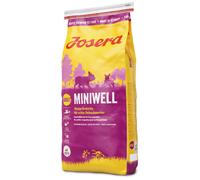 Josera MiniWell complete Adult food for mini breeds needing a smaller kibble