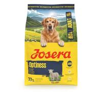 Josera Optiness complete dog food | With Chicken & Lamb | Medium & large breeds | Cardiac support | Joint support | Green-Lipped Mussel Meat | 3kg