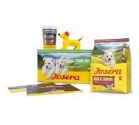 JOSERA Puppy Box Mini Junior Duck & Salmon (6-TLG.) | High Quality Dry Food | Welcome Pack for Small Breeds Puppies | From 6th Week | Tartar Prophylaxis | Pack