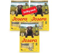 Josera SensiAdult complete dog food | For active dogs | Medium & large breeds | Immune Plus | Digestion support | Joint support | Herbs & fruits | 3x3kg