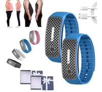 JOSFIT Ultrasonic Weight Loss Wristband, Slimpulse Ultrasonic Fat Blasting and Detoxing Wristband,Cutting-Edge Ultrasound Technology for a Perfect Body Shape (2 * Blue)