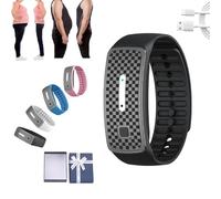 JOSFIT Ultrasonic Weight Loss Wristband, Slimpulse Ultrasonic Fat Blasting and Detoxing Wristband,Cutting-Edge Ultrasound Technology for a Perfect Body Shape (1 * Black)