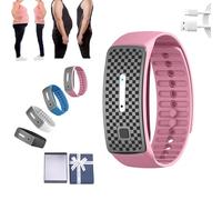 JOSFIT Ultrasonic Weight Loss Wristband, Slimpulse Ultrasonic Fat Blasting and Detoxing Wristband,Cutting-Edge Ultrasound Technology for a Perfect Body Shape (1 * Pink)