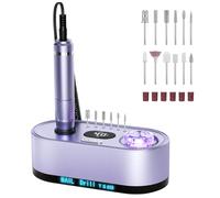JOSGLOI Electric Nail Drill Professional: 40000RPM Electric Nail File Kit E File Nail Drill Machine with LCD Display for Acrylic Gel Nail, Manicure Pedicure Polishing Nail Grinder for Salon Home Use