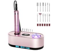 "JOSGLOI Professional Electric Nail Drill - 40000RPM Electric Nail File Kit, Efile Nail Buffer Machine with LCD Display for Acrylic Gel Nails, Manicure and Pedicure, Polisher