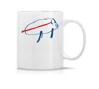 Josh Allen Potato Coffee Cup Classic Magical Ceramic White Black Pink 330 ml