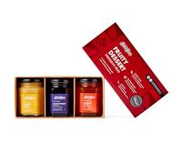 Josh & Jim's - Premium Dessert Preserve Selection, Lemon, Apricot, Blackcurrant, Rich Fruit Content, 3x114g