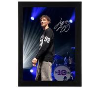 Josh Olliver December 10 printed Signed Autograph Photo A4 Framed | Pre Print Signature, Black Frame, Music Memorabilia, A4 Size, Wall Display