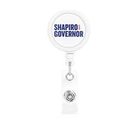 Josh Shapiro for Governor Retractable Badge Holder Reel Clip Id Card Holder forNurse Student Office Worker