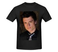 Josh Star Hutcherson Adult Mens T-Shirt Short Sleeve Vintage Design Gift T-Shirt Shirt Top Sweatshirt Black X-Large