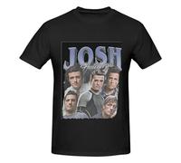 Josh Star Hutcherson Adult Mens T-Shirt Short Sleeve Vintage Design Gift T-Shirt Shirt Top Sweatshirt Black Small