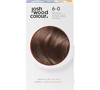 Josh Wood Colour - Ammonia-Free Hair Dye - Permanent Hair Colour with 100% Grey Coverage - Vegan Friendly, Natural-Looking Results, Shiny & Hydrated Hair | 6.0 (Light Brown)