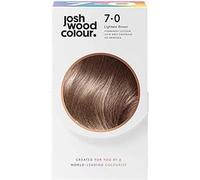 Josh Wood Colour - Ammonia-Free Hair Dye - Permanent Hair Colour with 100% Grey Coverage - Vegan Friendly, Natural-Looking Results, Shiny & Hydrated Hair | 7.0 (Lightest Brown)