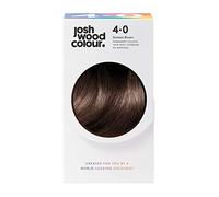 Josh Wood Colour - Ammonia-Free Hair Dye - Permanent Hair Colour with 100% Grey Coverage - Vegan Friendly, Natural-Looking Results, Shiny & Hydrated Hair | 4.0 (Darkest Brown)
