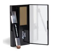 Josh Wood Colour Root Smudge Dark Blonde with Two-Ended Brush and Mirrored Compact, Weightless Satin Powder, Non-Greasy Formula, Non-Dye Alternative for Temporary Grey Hair Coverage