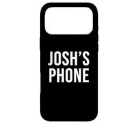 Josh's Phone Black White Name Josh Case for iPhone 17 Pro Max
