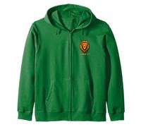Joshua 1:9 Lion Christian Love Strong Courageous God Jesus Zip Hoodie
