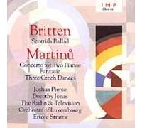 Joshua Pierce - Martinu: Double Piano Concerto / Fantasie / 3 Czech Dances / Britten: Scottish Ballad