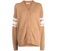 Joshua Sanders LA patterned intarsia-knit cardigan - Brown M