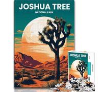 Joshua Tree 1000 Piece Jigsaw Puzzles for Adults Gifts,Help The Brain Exercise Addictive Toys to Cultivate Patience Great Gift 38x26cm