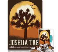 Joshua Tree 1000 Piece Jigsaw Puzzles for Teenagers,Learning Educational Toy for Is Ideal As A Gift for The Whole Family 38x26cm